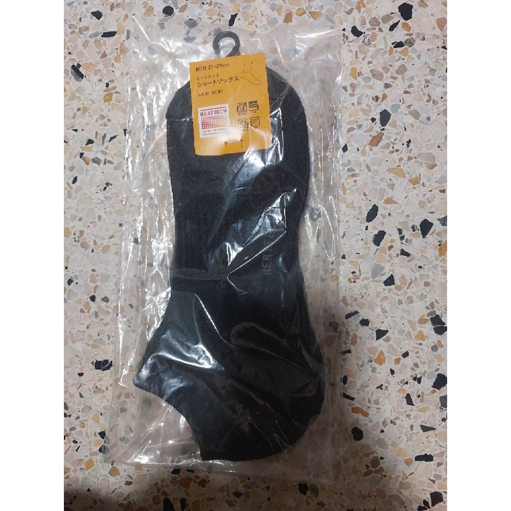 Uniqlo heattech ถุงเท้าผู้ชายข้อสั้น มือ1 จากshop japan