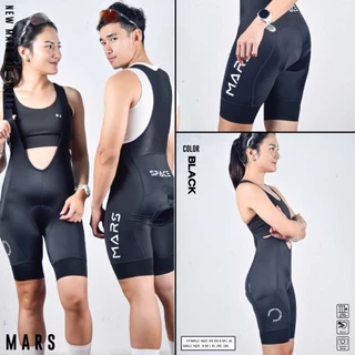 MARS BIB SPACE เอี๊ยมปั่นจักรยานผู้ชาย กางเกงเอี๊ยมปั่นจักรยาน ขายาว กระชับ ระบายอากาศดี