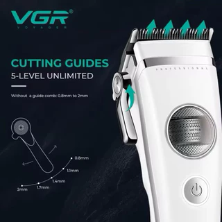 VGR v880c ปัตตาเลี่ยนตัดผมไร้สาย มอเตอร์ BRUSHLESS DC ฟันเซรามิค เสียงเงียบ 7200รอบ