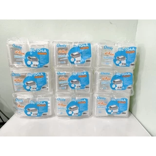 Benly (ยกแพ็ค) 100 ชิ้น กล่องใส ฝาล๊อค รุ่น BL-104A สำหรับใส่อาหารและขนม ขนาด 13x16.5x6cm ความจุ 750ml พร้อมส่ง