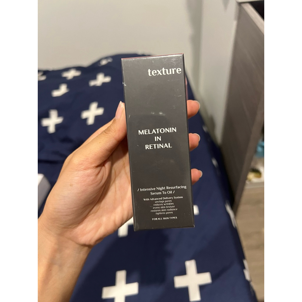 Texture Matters Melatonin In Retinal Intensive Night Resurfacing Serum To Oil 15ml