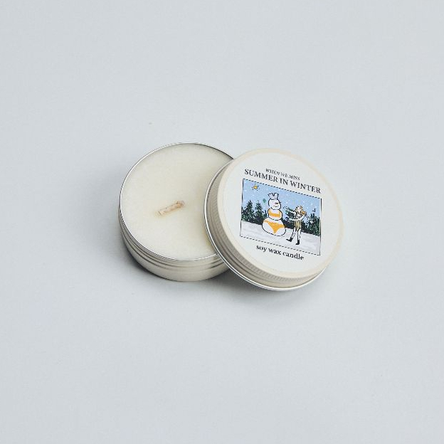 Summerstuff.marine - SOY WAX CANDLES กลิ่น WE MISS SUMMER IN WINTER(60 g) - เทียนหอมไขถั่วเหลือง