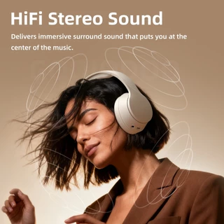 GOOJODOQ Foldable Headphones HiFi Stereo Sound Long Battery Life Multi-mode Playback
