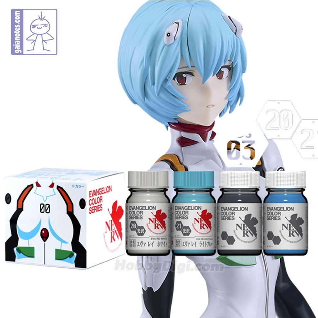 Gaianotes EVS-03 Evangelion Colors Ayanami Rei Color Set