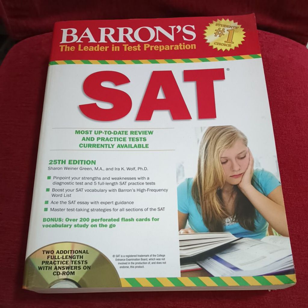BARRON'S SAT  มี  CD