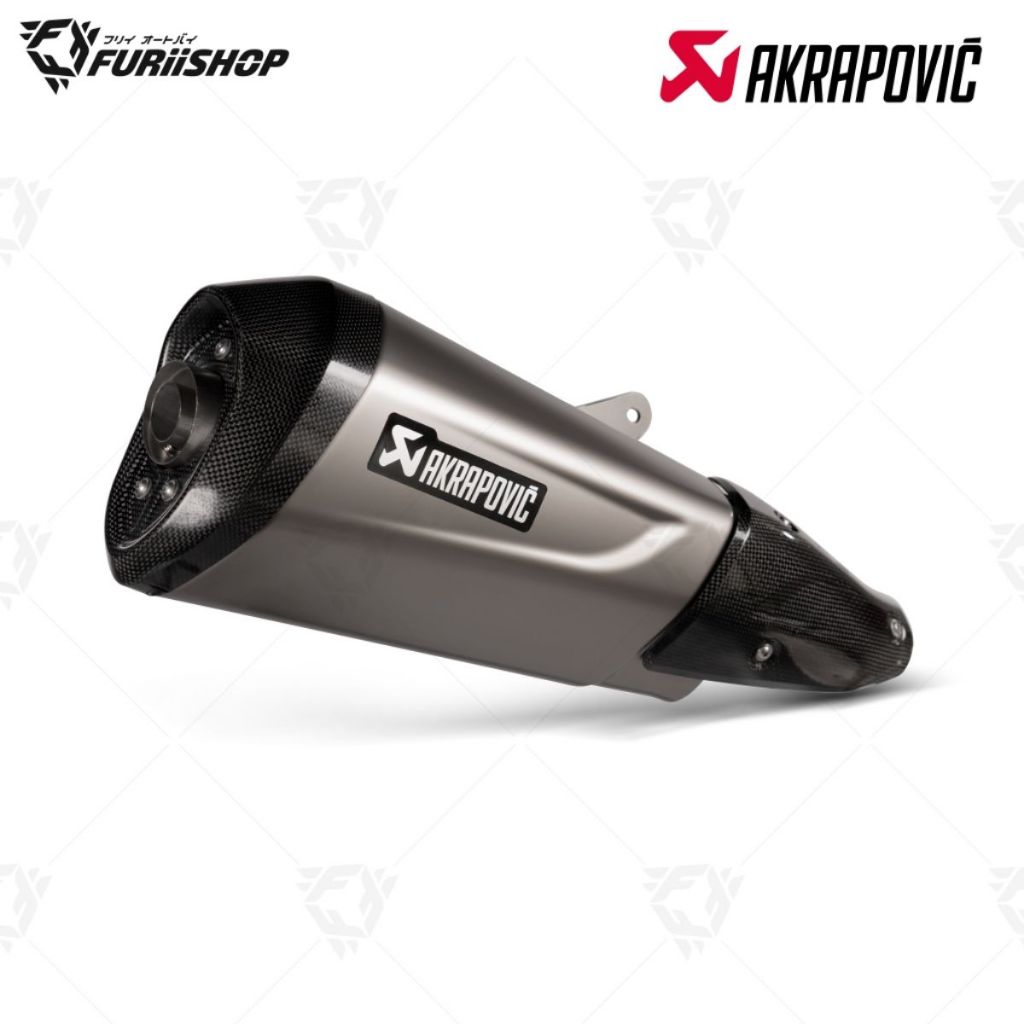 ท่อสูตร/ท่อแต่ง/ท่อไอเสีย Akrapovic Slip on : for Vespa GTS/GTV300HPE 2023+