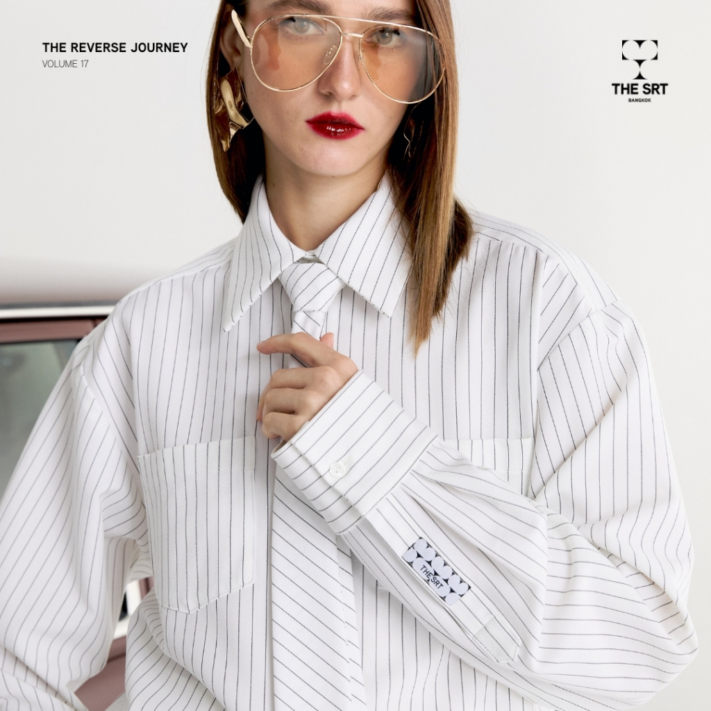The SRT X17 (TST322) X17 Striped Shirt with Necktie