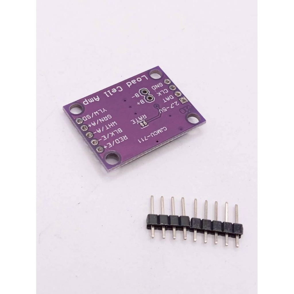 โมดูลขยายสัญญาณโหลดเซลล์ HX711 (HX711 ใช้สำหรับเปลี่ยนสัญญาณอนาล็อกขนาดเล็กจากโหลดเซลล์ให้เป็นสัญญาณ