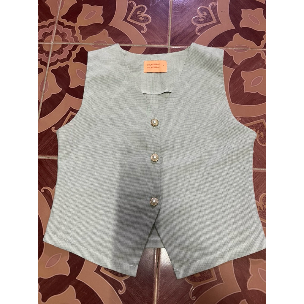 เสื้อแขนกุด cookies bear