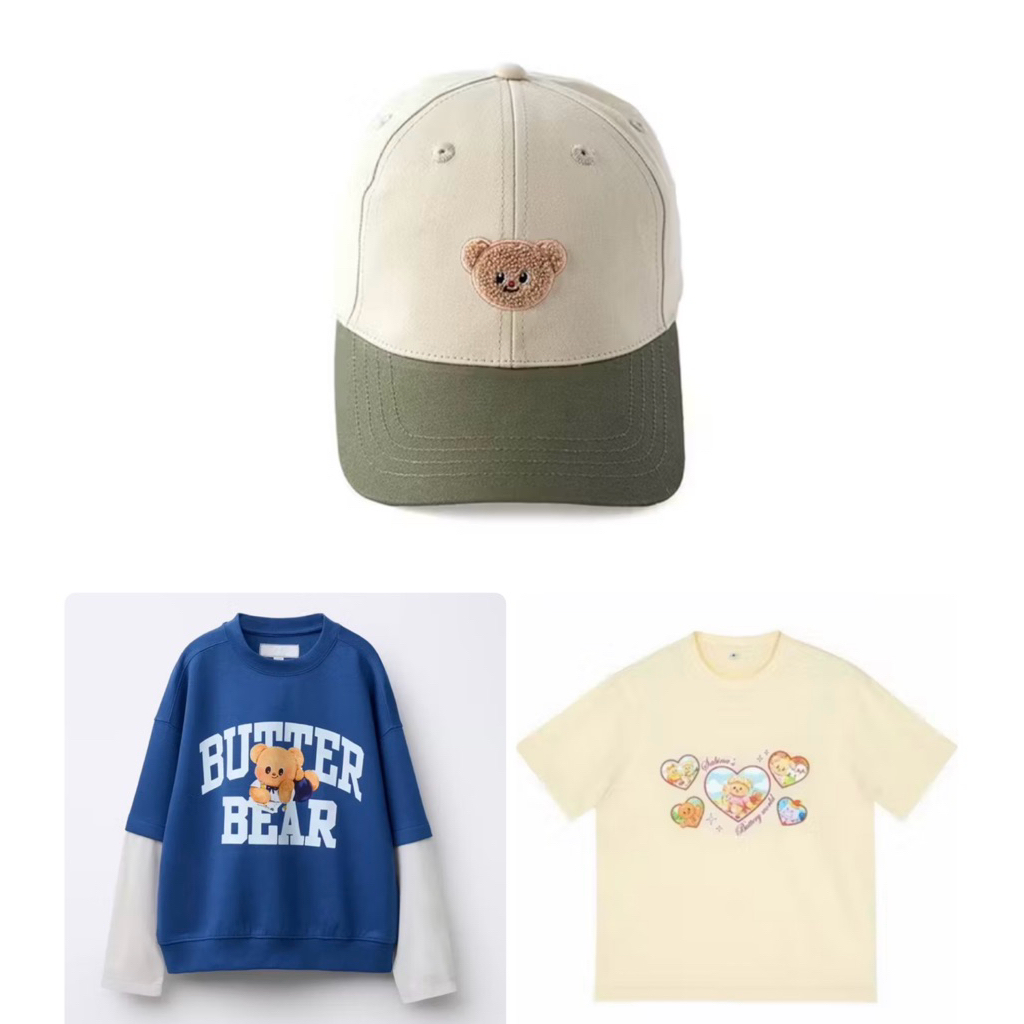 Zara x Butterbear/Sabina x Butterbear เสื้อยืด Oversize แท้100%ของใหม่ป้ายห้อย📌