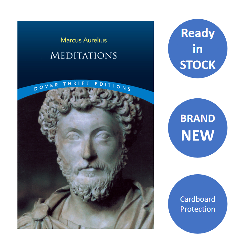 English Book MEDITATIONS Marcus Aurelius Dover Thrift Editions Paperback
