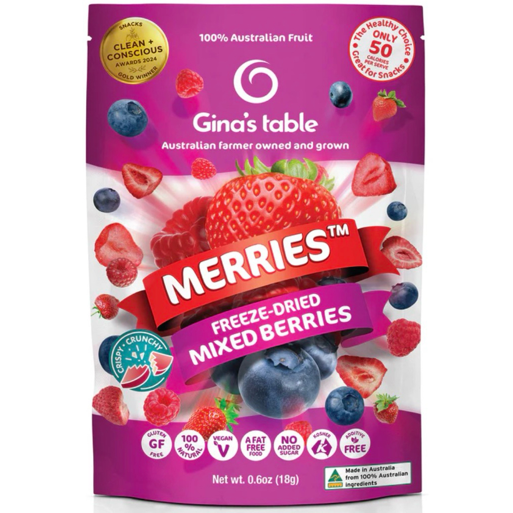 Gina’s Table Freeze-dried Strawberries Raspberries รูปที่ 5
