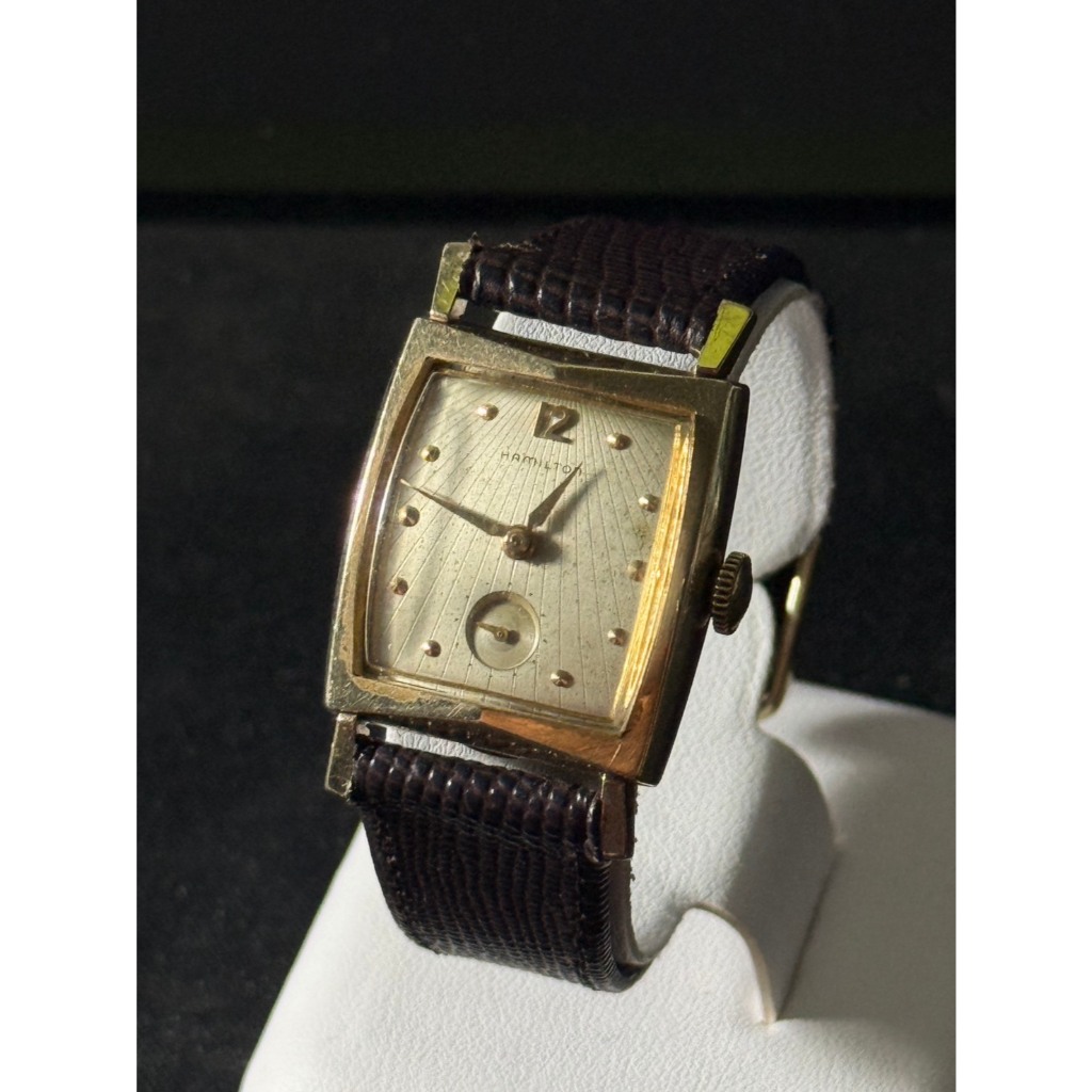 นาฬิกา Hamilton 10k GF ไขลาน