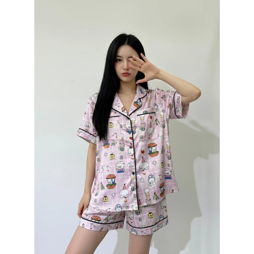 A1046 – ชุดนอน 14 ลายน่ารักมากกก ใส่แล้วใจละลาย