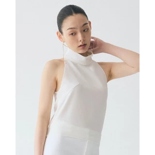 AOP Archive - Halterneck Top (มี2สี) เสื้อแขนกุด คอปีน/คอกลม ใส่ได้หลายแบบ