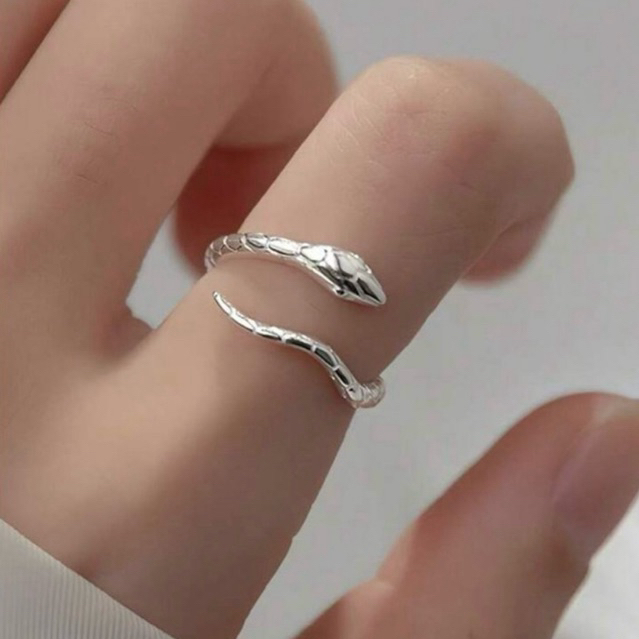 Sterling Silver Serpent Ring แหวนงูเงินสเตอร์ลิงแท้ดีไซน์หรู