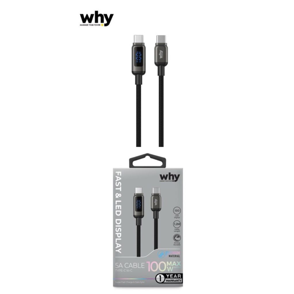 สายชาร์จ 5A (C-1441C) สายชาร์จ Delta 100W C to C