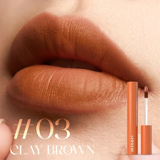 [ร้านค้าบริษัท] ลิปแมท กำมะหยี่ Minori Velvet Matte ติดทน ทั้งวัน บำรุงริมฝีปากให้อมชมพูดูเป็นธรรมชาติ