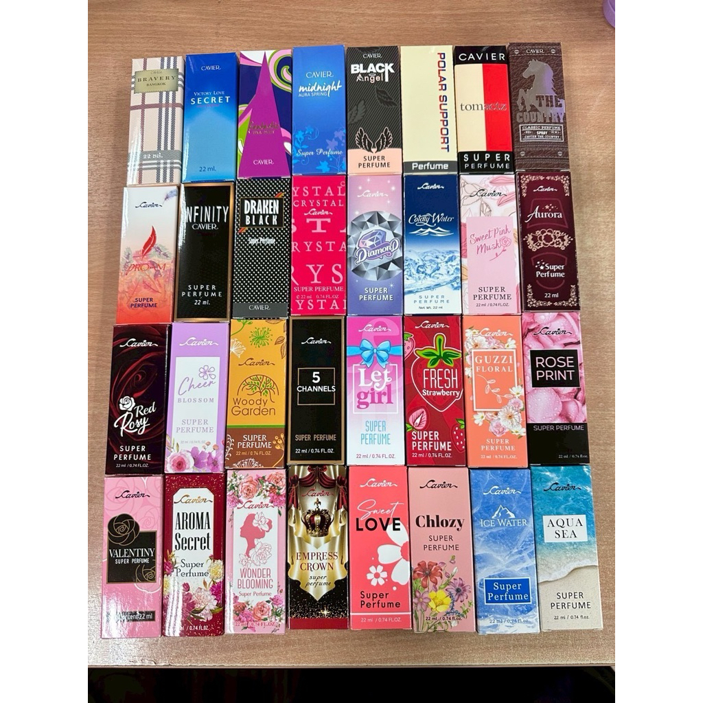 น้ำหอม Cavier perfume กลิ่นหอมติดทน  ขนาด 22ml. มีให้เลือกหลากหลายกลิ่น
