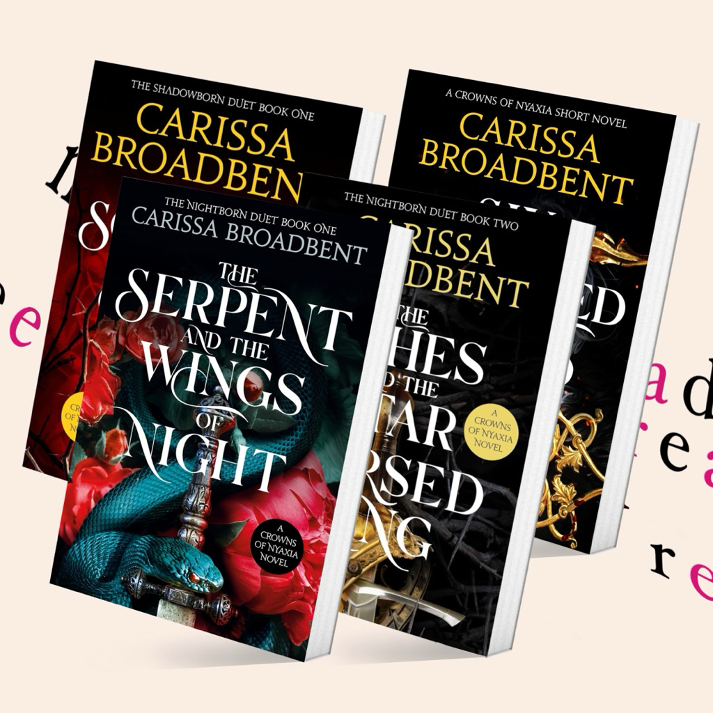 The Serpent and the Wings of Night #1 / The Ashes and the Star Cursed King #2 by Carissa Broadbent (หนังสือภาษาอังกฤษ)
