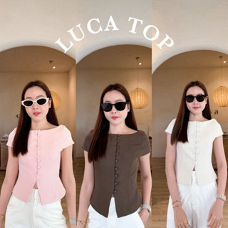 Luca Top 🪺 เสื้อแพทเทิร์นสวย เอวคอด