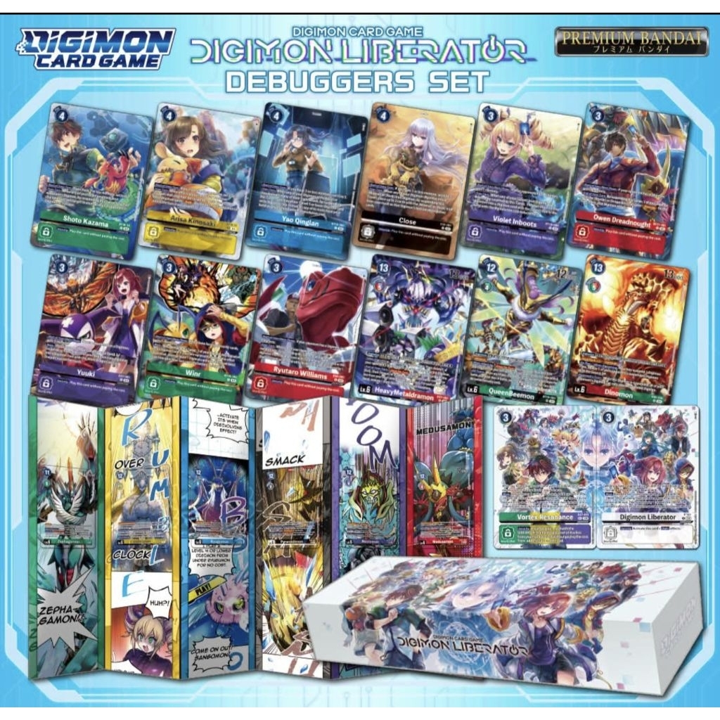Digimon Card Game PB-22 Digimon Liberator Debuggers Set