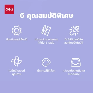(Nusign) เครื่องเหลาดินสอ รุ่น NS077 ป้อนดินสออัตโนมัติ ดีไซน์เรียบหรู (5สี/จำหน่าย 1 เครื่อง)