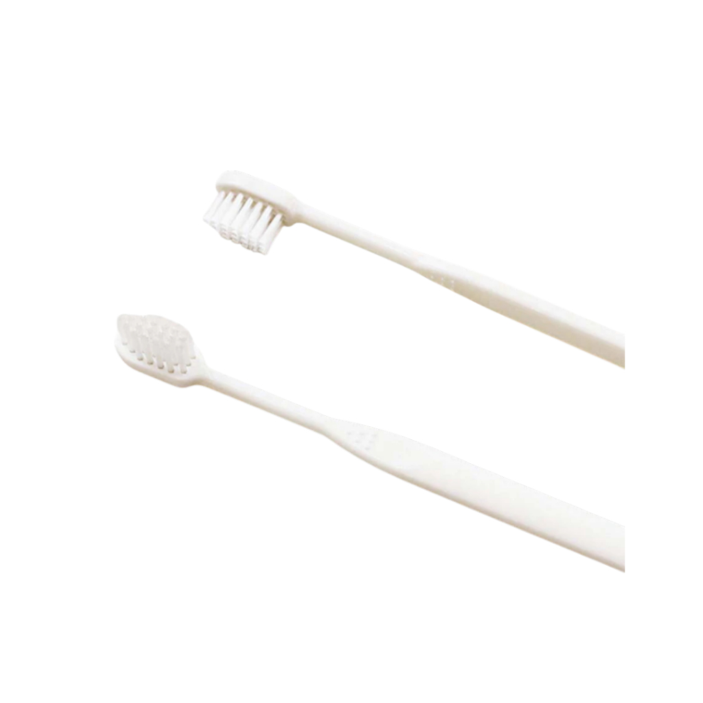 Disposable toothbrush, white, 1 piece, portable and travel friendly ★