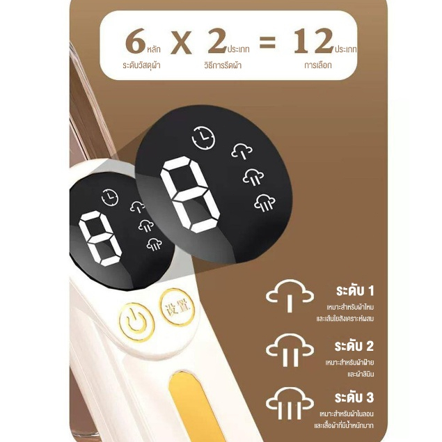 Bear เตารีดพกพา เตารีดแบบใช้มือถือ พลังงานสูง 1300W รีดแห้งและไอน้ำ 2 In 1 ร้อนเร็ว 10 วินาที เตารีดไอน้ำ ราคา ถูกที่สุด ดีลบีเคเค แกลเลอรีภาพที่ 8