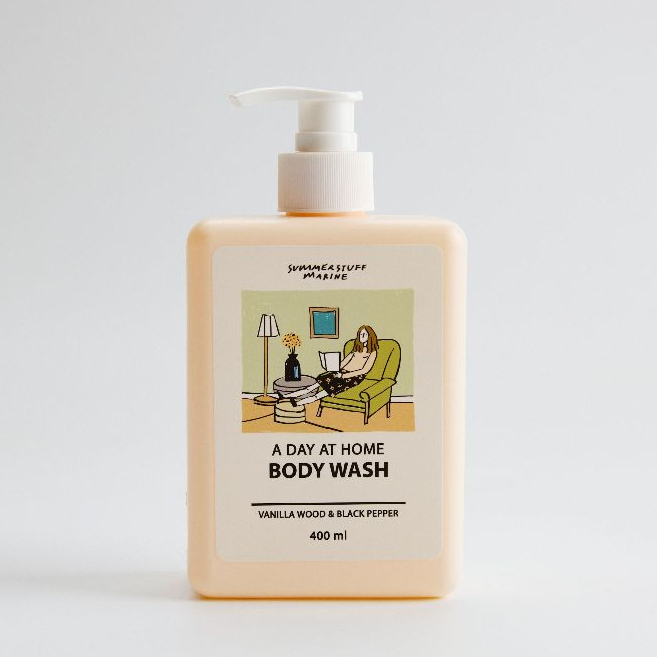Summerstuff.marine - BODY WASH (SHOWER GEL) กลิ่น A DAY AT HOME (400 ml) - เจลอาบน้ำ ครีมอาบน้ำ