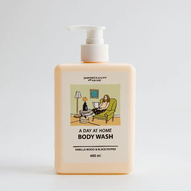 Summerstuff.marine - BODY WASH (SHOWER GEL) กลิ่น A DAY AT HOME (400 ml) - เจลอาบน้ำ ครีมอาบน้ำ