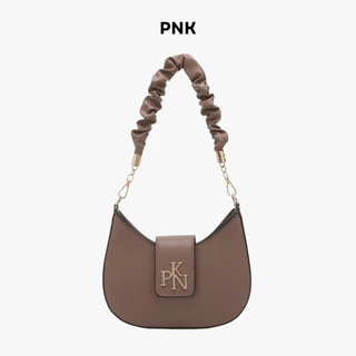 [Pinky] Lisa Bag: กระเป๋าสะพายขึ้นไหล่ โลโก้ PNK (มีให้เลือก 2 หนัง)