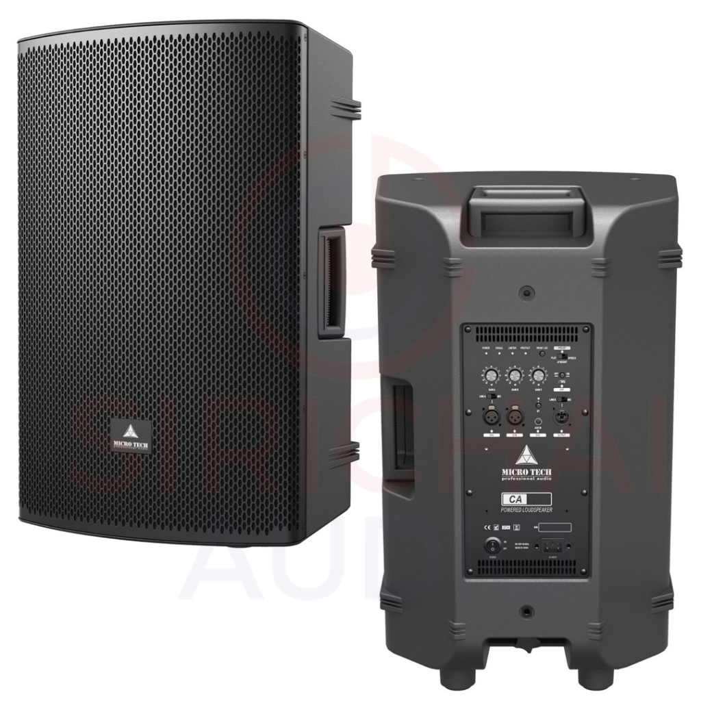 ลำโพงACTIVE Microtech รุ่น CA12 (ตู้ลำโพง12นิ้ว 1600 วัตต์ บลูทูธ DSP TWS)