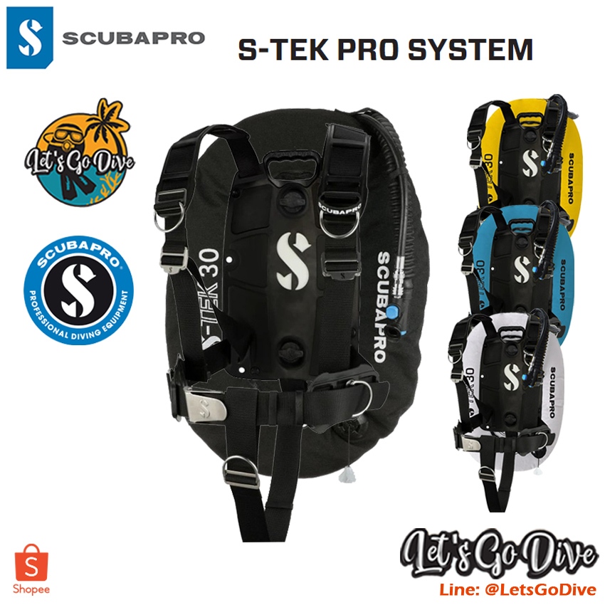 SCUBAPRO - S-TEK Pro - Backplate BCD - Tech BCD - Technical- อุปกรณ์ดำน้ำ SCUBA