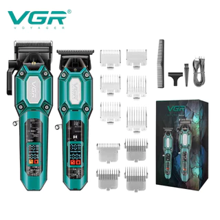 VGR V600&V900 ปัตตะเลี่ยนตัดทรงผม ตัดผมเท่ แต่งลาย พร้อมหน้าจอLCD แสดงผล