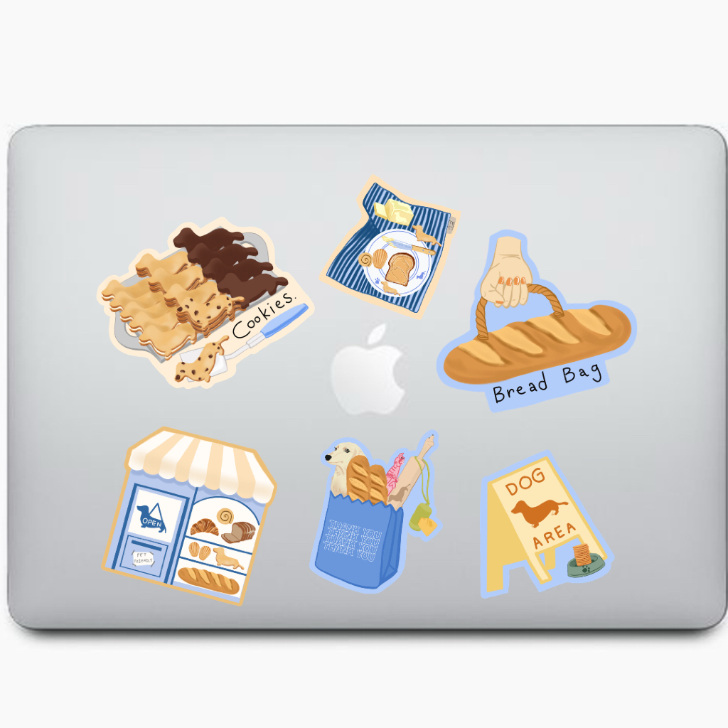 Big sticker-Bakery staff ไดคัทชิ้นใหญ่ น่ารัก | the hamo studio