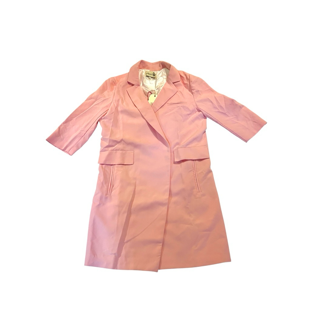 Blazer สูทตัวยาว สีชมพูหวาน