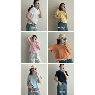 FADTHINGS - sunny tee พร้อมส่ง 6 สี ! 🌼🍒🐦🍏