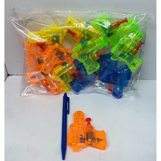 ปืนฉีดน้ำ ขนาดเล็ก จิ๋ว ยกแพ็ค12ชิ้น คละสี สุ่มสี