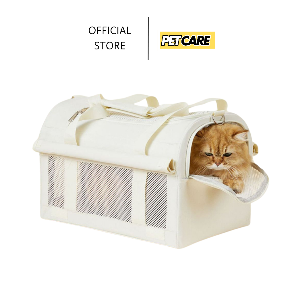 petcare 🇰🇷 กระเป๋าเเมว กระเป๋าสัตว์ กระเป๋าหมา โครงเหล็ก  สไตล์เกาหลี สําหรับสัตว์เลี้ยง สุนัข แมว