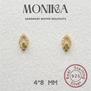 [ต่างหูเงินแท้ 92.5% ]Monika - Minimal Earrings(ดูขนาดก่อนสั่งซื้อ)