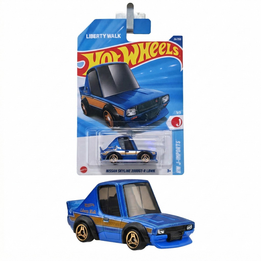 Hot Wheels Nissan Skyline 2000GT-R LBWK Liberty Walk (HW J-Imports) รถเหล็กสะสม ของแท้ Mattel