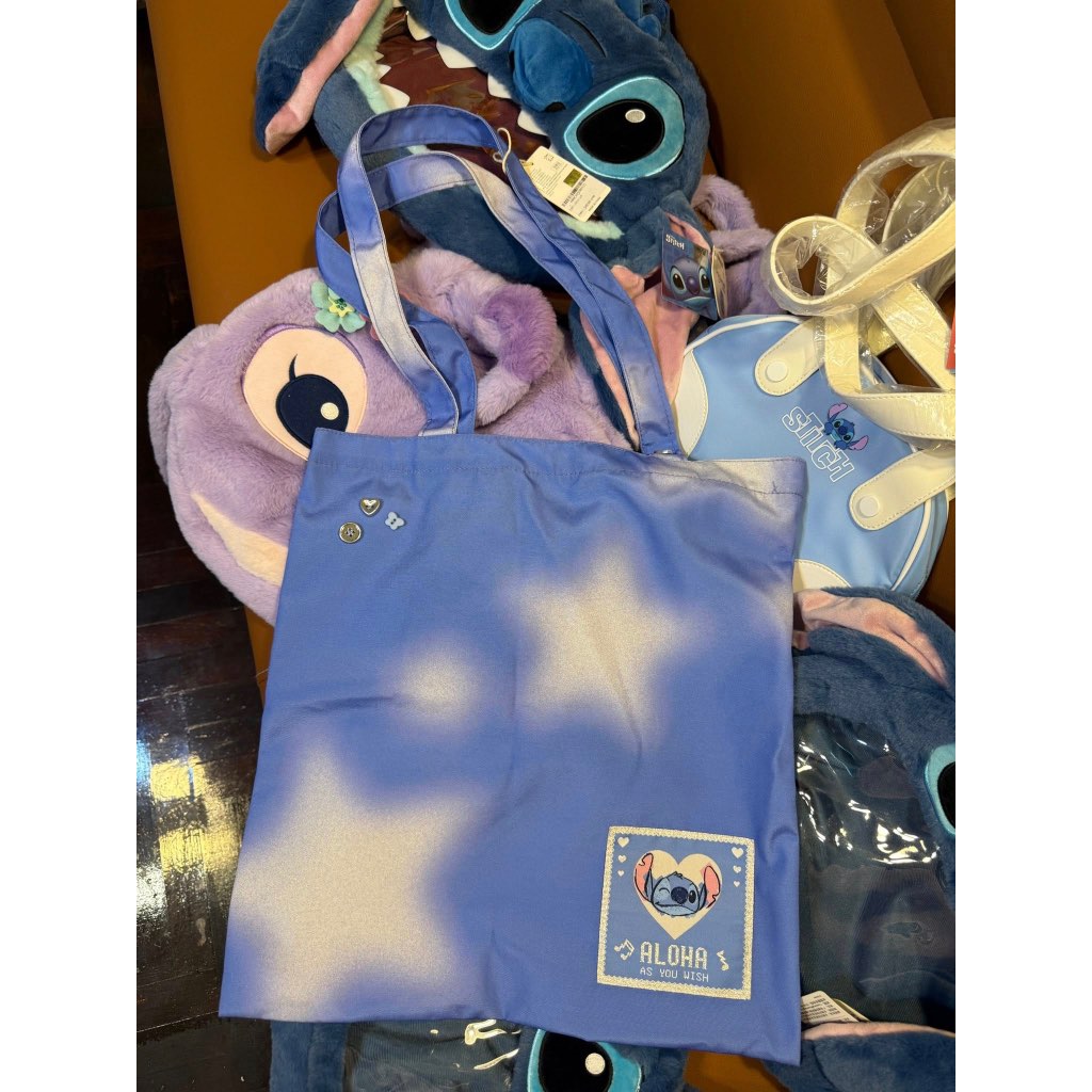 stitch สติช ถุงผ้า กระเป๋าผ้า ของแท้ พร้อมส่ง