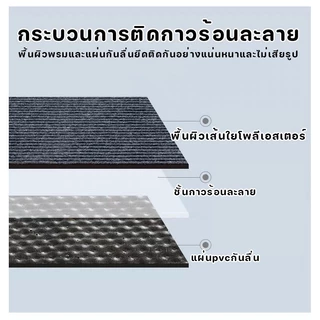 พรมปูพื้นดักฝุ่น พรมปูพื้นห้องครัว พรมเช็ดเท้าปูพื้นกันลื่น ดูดซับน้ำได้อย่างดี ทำความสะอาดง่าย ดูดซับน้ำไว พรมดักฝุ่น