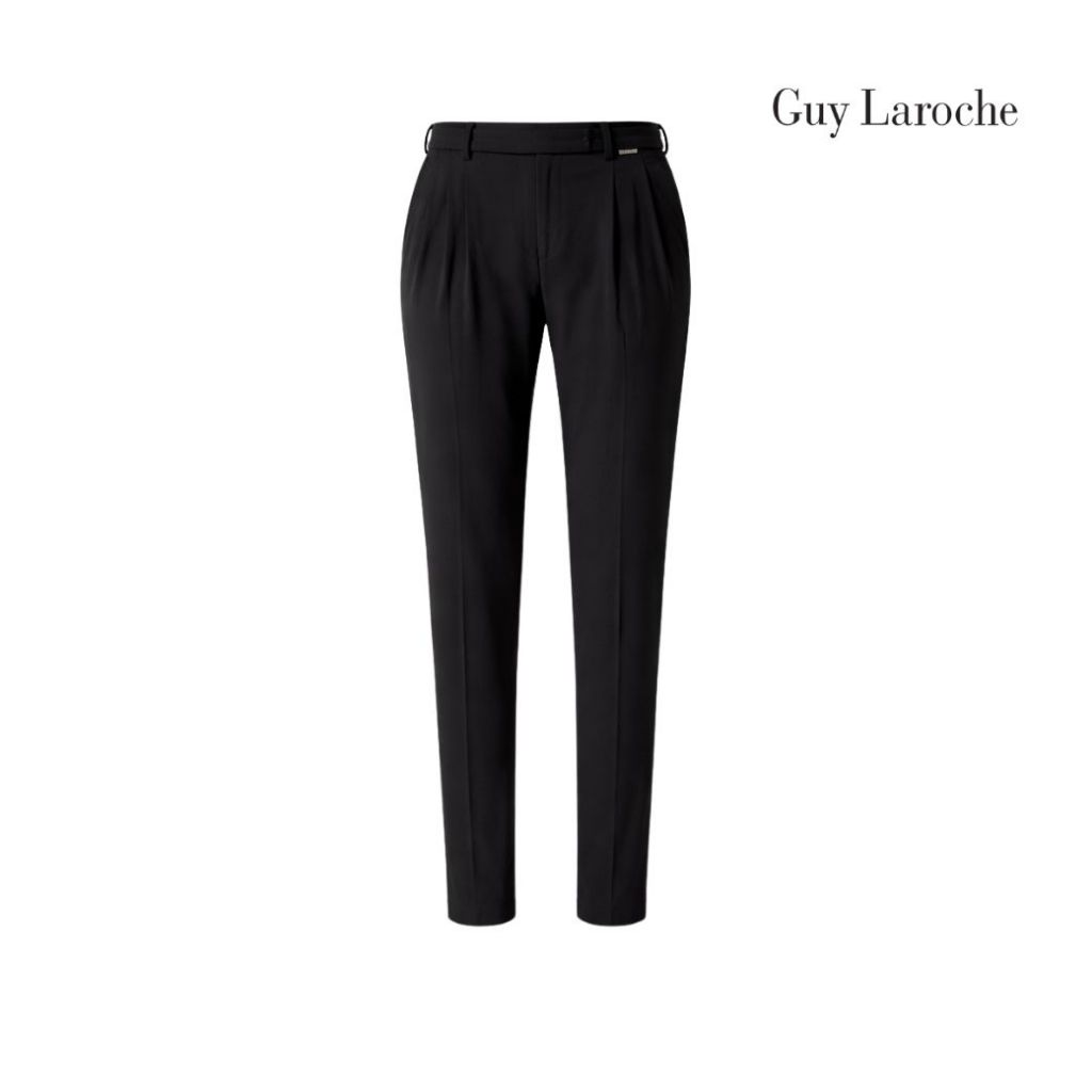 Guy Laroche - Cozy Carrot Pants กางเกงผู้หญิง ขายาว ทรงสลิม สีดำ G9X7BL