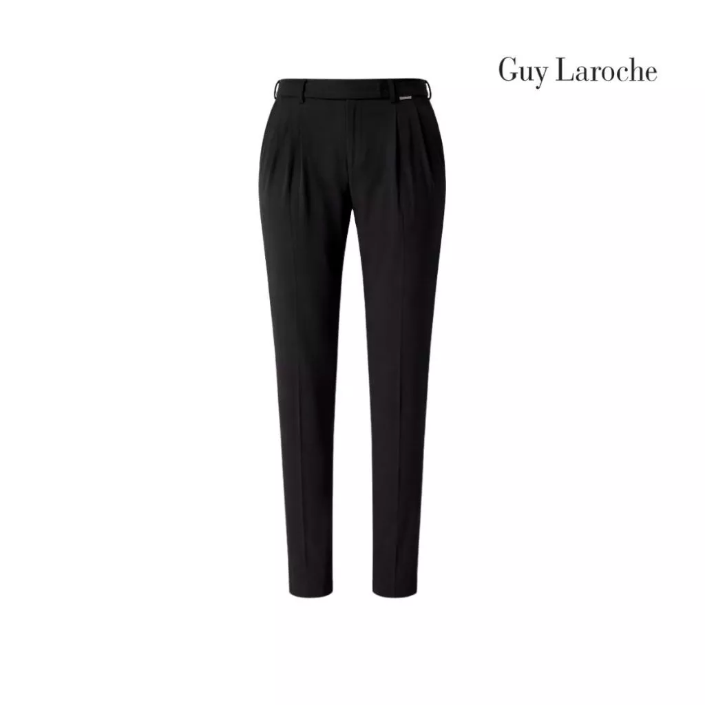 Guy Laroche - Cozy Carrot Pants กางเกงผู้หญิง ขายาว ทรงสลิม สีดำ G9X7BL