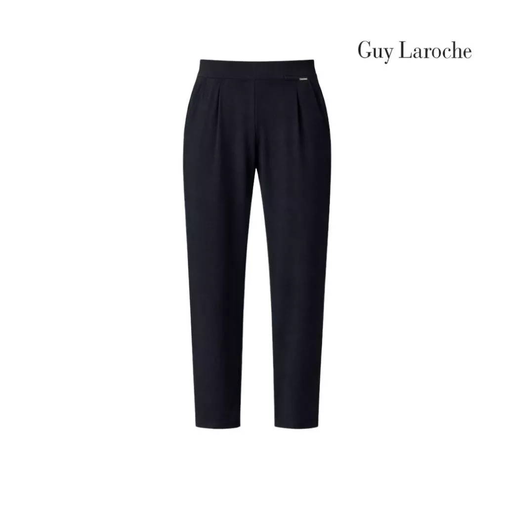 GUYLAROCHE กางเกงทำงานสีดำ ใส่สบาย (GY9KBL)