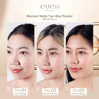 [ส่งด่วน] EVES อีฟส์ เซตคู่หน้าเนียนใสท้าแดด แป้งพัฟอีฟส์ กันแดดหน้าเนียน ป้องกันแสงแดด ปรับสีผิว กันน้ำ คุมมัน
