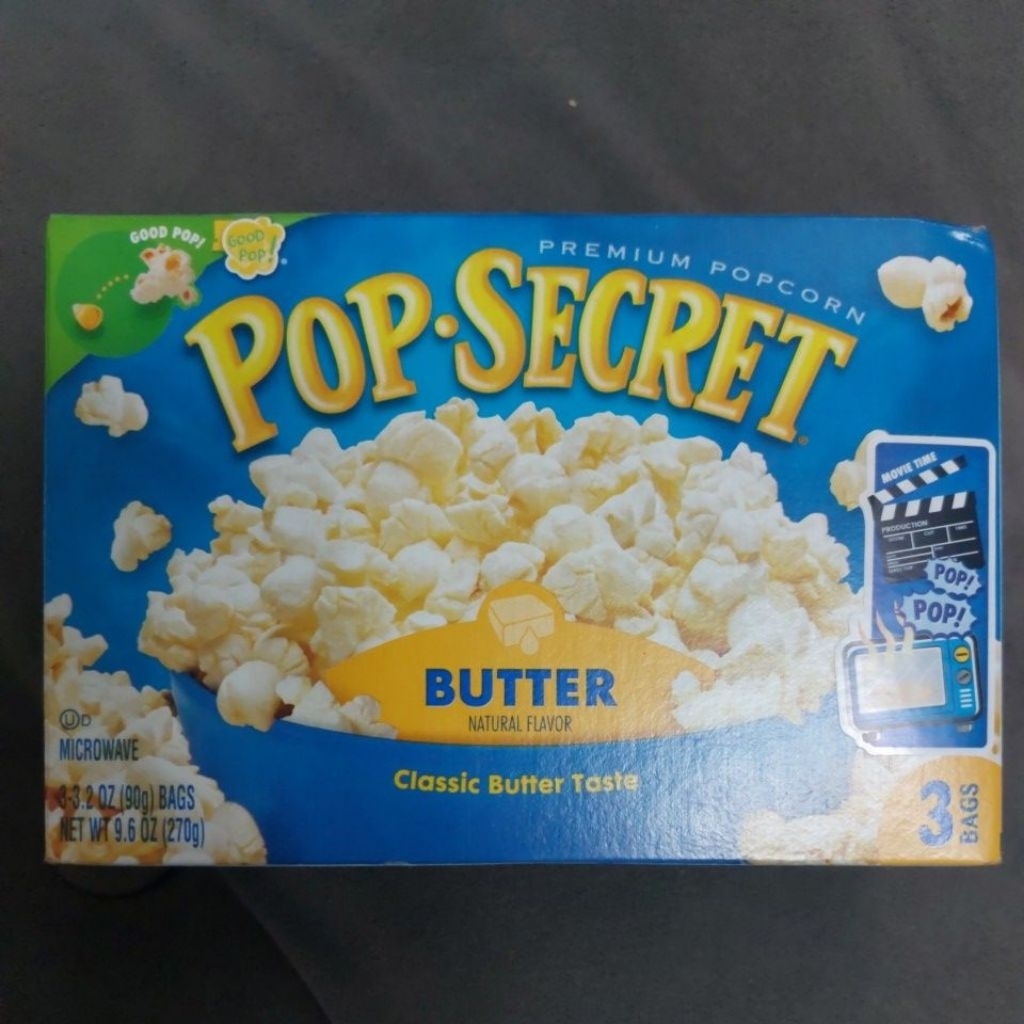 Pop secret microwave popcorn  butter 270 g.(3ซอง)