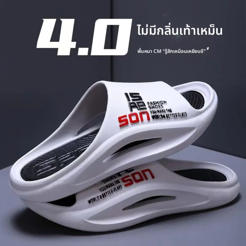 รองเท้าแตะสวม สไตล์สตรีท ยูนิเซกส์ (Unisex) สีทูโทน มีหลายสี เทรนด์ใหม่มาแรง